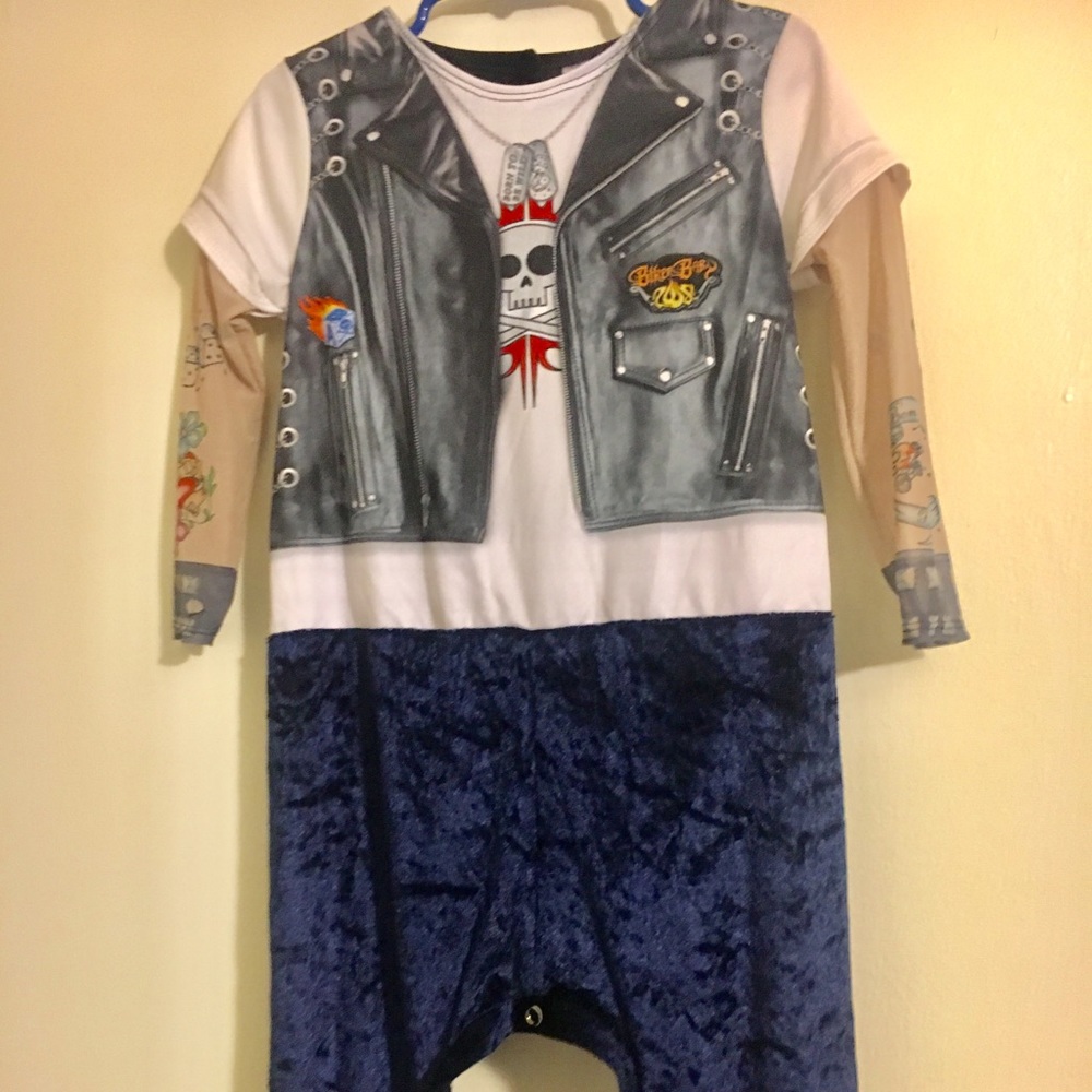 Baby biker costume jumpsuit 18-24 months